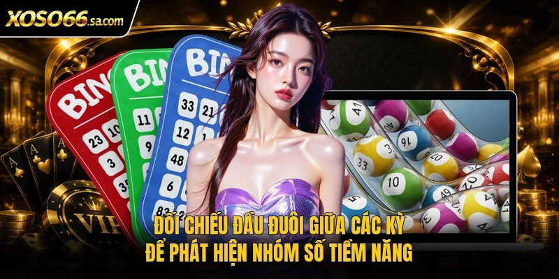 Đối chiếu đầu đuôi giữa các kỳ để phát hiện nhóm số tiềm năng 
